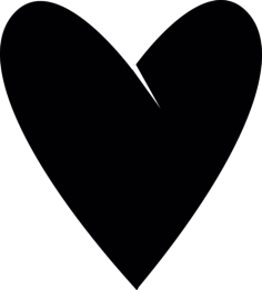 Elongated Heart Sketch Style Svg Vector, Free Vectors File